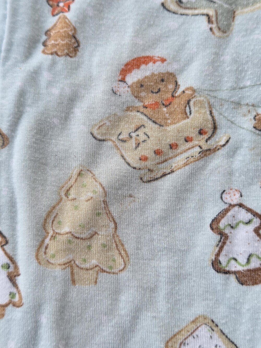 Angel Dear Bamboo Viscose Footie Pajamas Sleepsuit 9-12 Months Holiday Christmas - Picture 8 of 11
